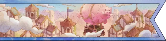 飞天野猪战旗边框