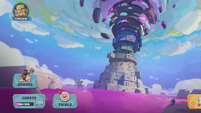 Project R.I.S.E Beta 主界面:英雄、宝箱与 Trials